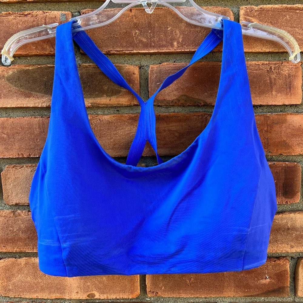 ATHLETA Malibu Bikini Top D-DD, Cerulean, Size Large